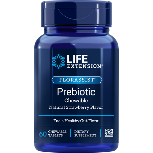 Life Extension FLORASSIST Prebiotic Chewable 60 tabs