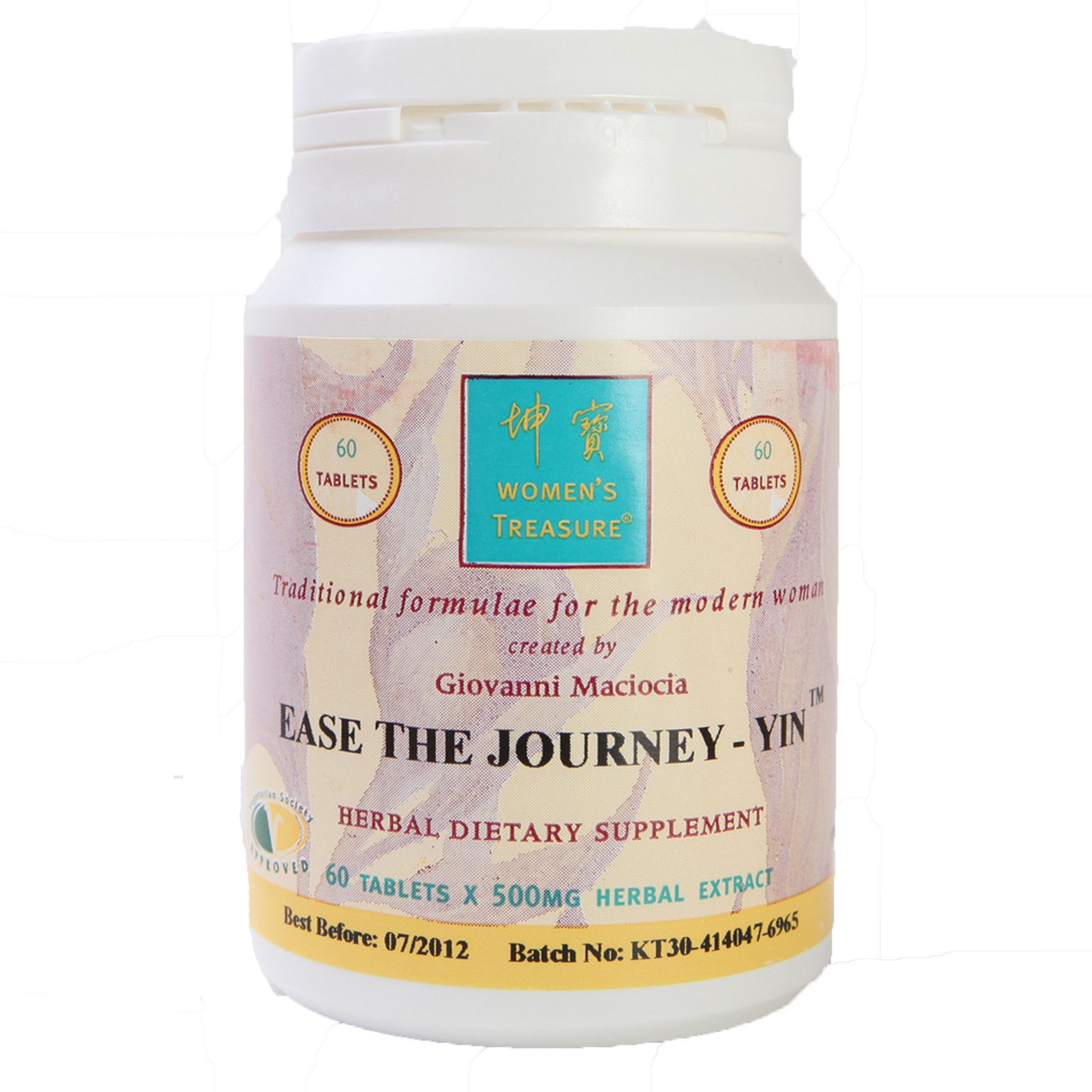 Women's Treasures Ease the Journey Yin tablets 60 tabs