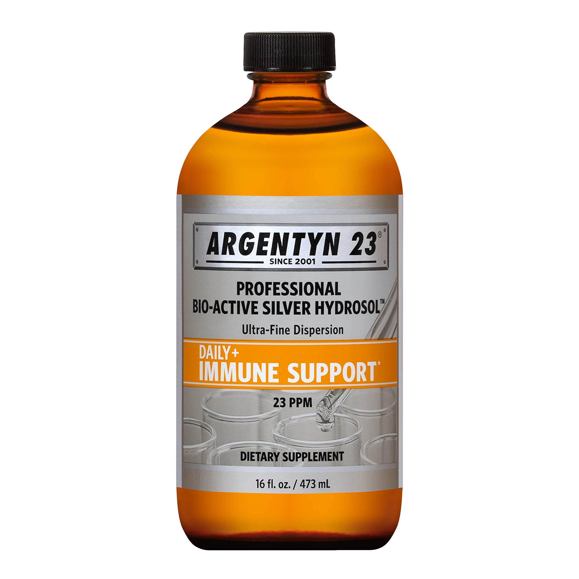 Argentyn 23 Professional Bio-Active Silver Hydrosol 16oz 473mL -Twist Top