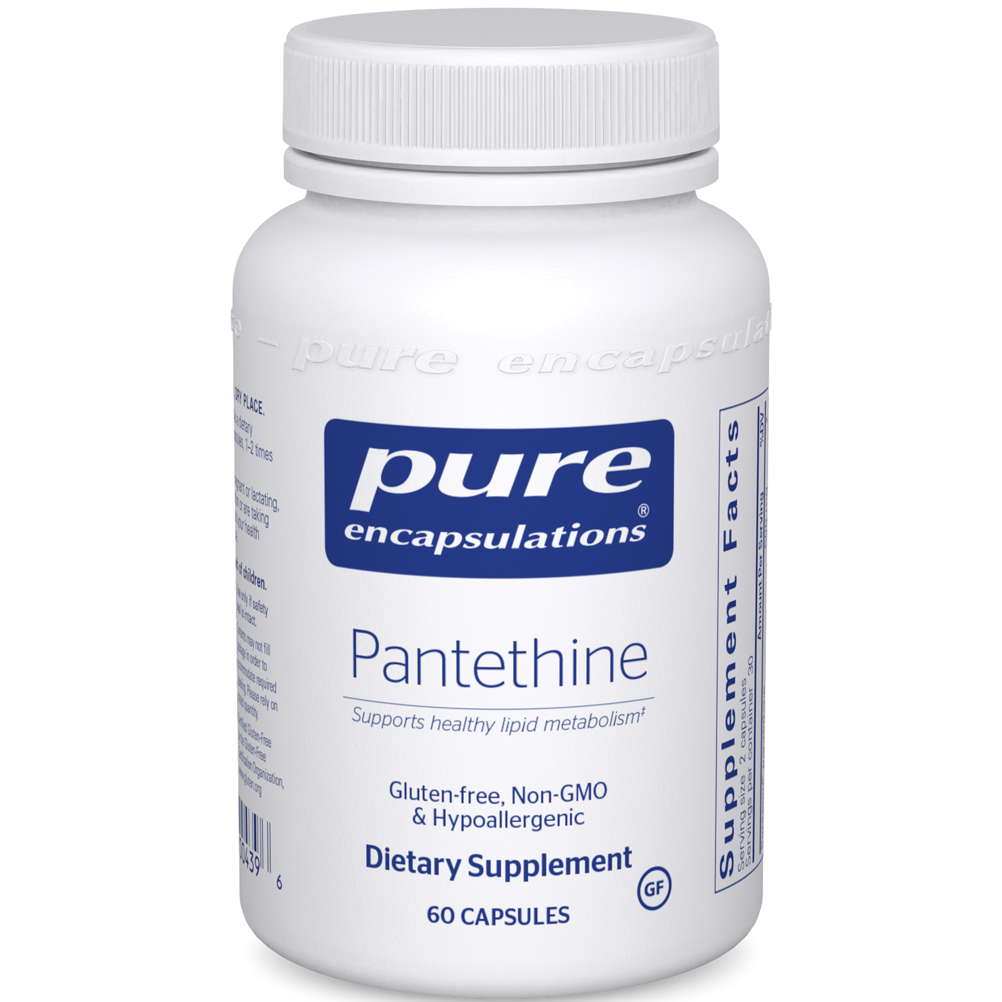 Pure Encapsulations Pantethine 250 mg