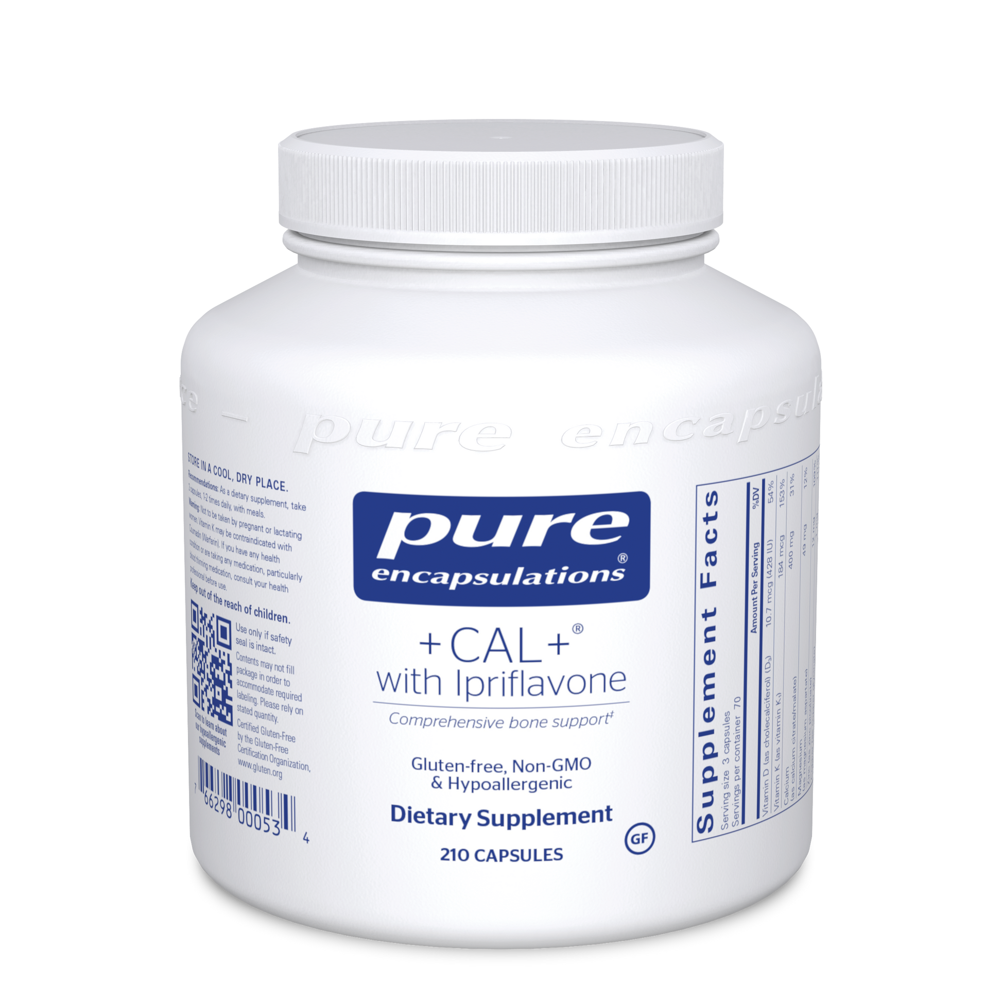 Pure Encapsulations CAL + with Ipriflavone