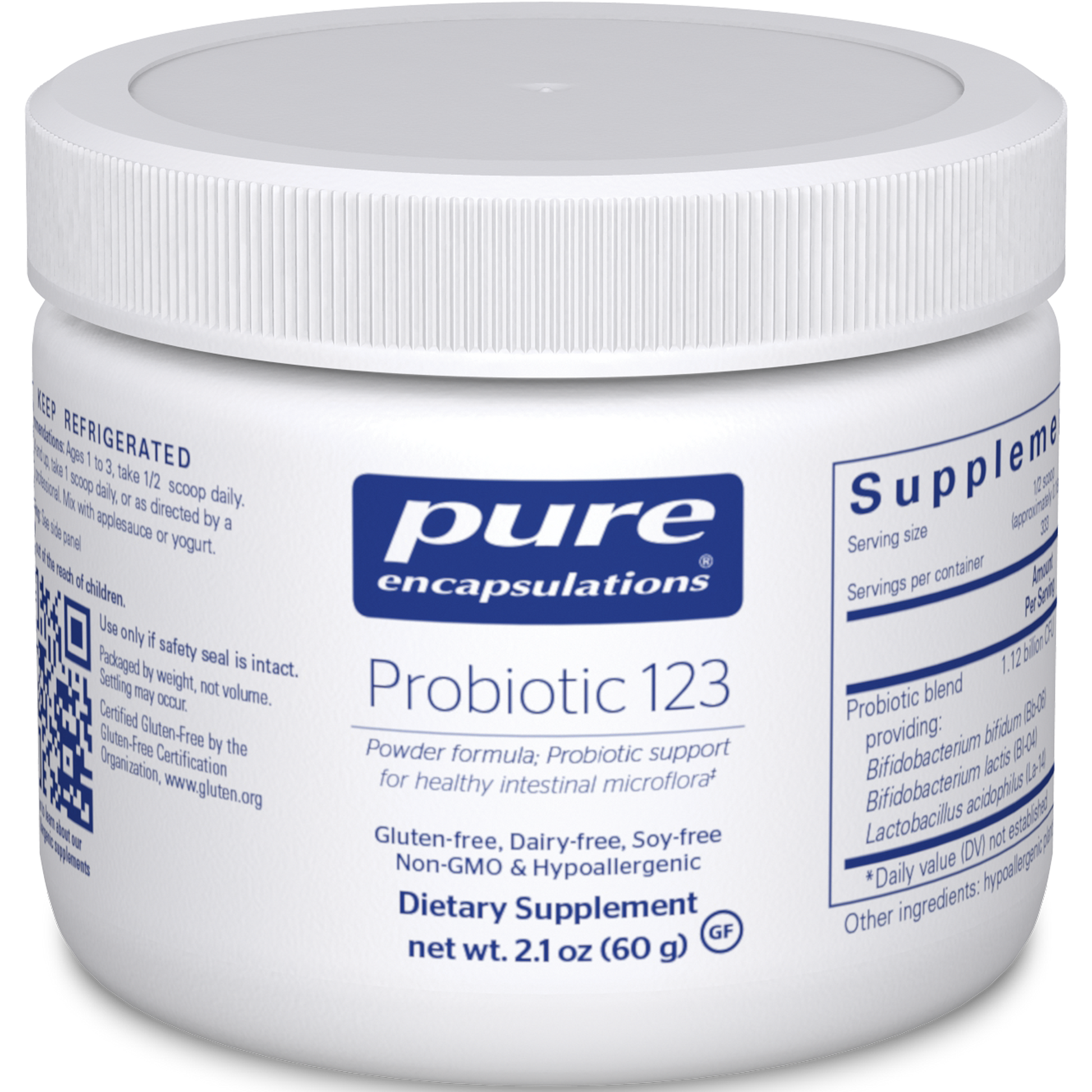 Pure Encapsulations Probiotic 123 60 g