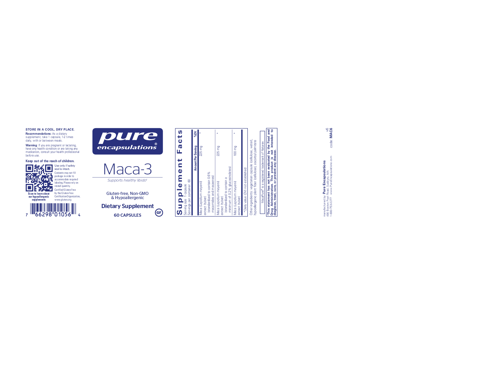 Pure Encapsulations Maca-3