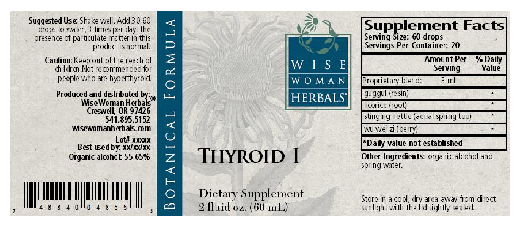 Wise Woman Herbals Thyroid I