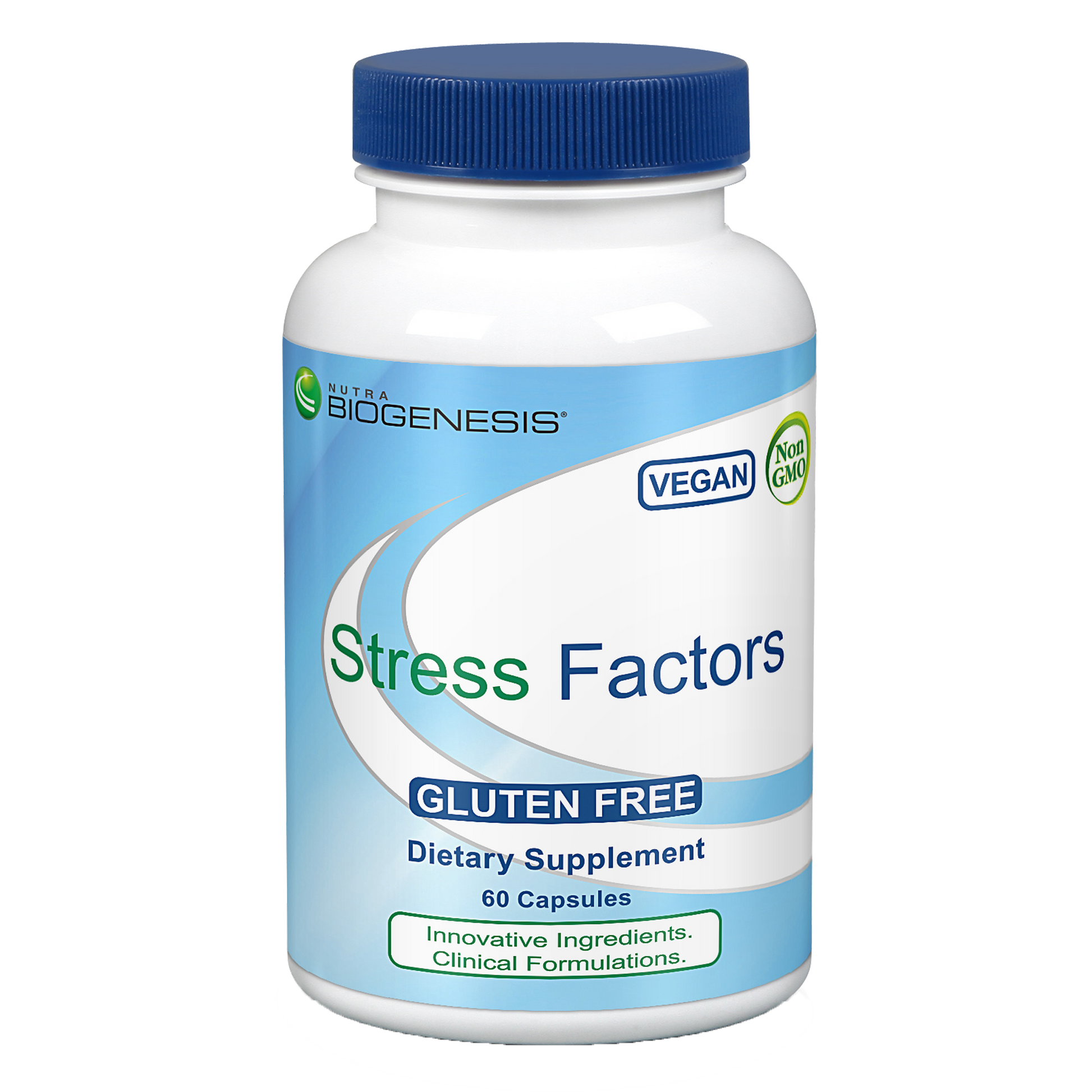 Nutra BioGenesis Stress Factors 60 vegcaps