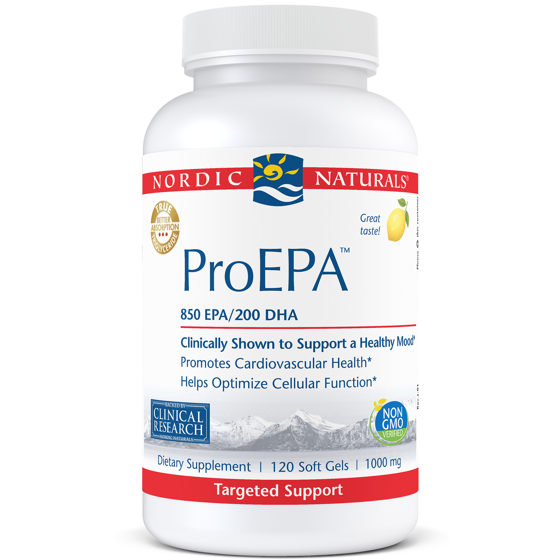 Nordic Naturals ProEPA (Lemon Flavor) 120 gels